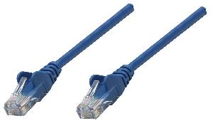 Intellinet Network Patch Cable - Cat6 - 1.5m - Blue - Copper - S/FTP - LSOH / LSZH - PVC - RJ45 - Gold Plated Contacts - Snagless - Booted - Polybag - 1.5 m - Cat6 - S/FTP (S-STP) - RJ-45 - RJ-45 - Blue